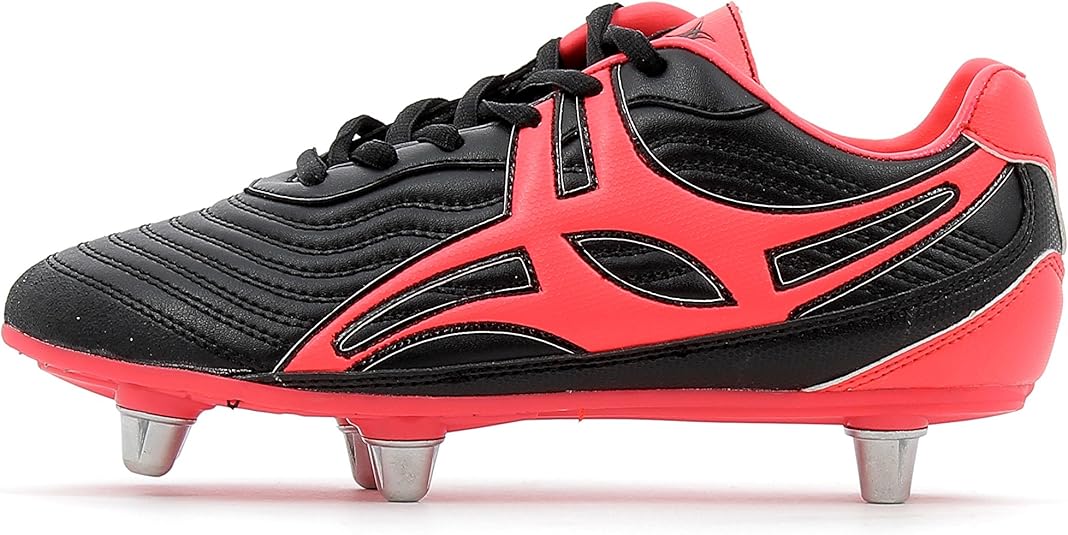 Gilbert Sidestep V1 Kids 6 Stud Soft Ground Rugby Boots Sports Shoes
