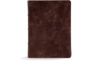 CSB Study Bible, Brown Genuine Leather: Faithful and True