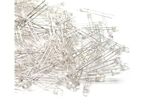 Xiaoyztan 200 Pcs Infrared Diode DC 1.5-5V 80mA 0.1W LED IR 940nm Emission Diffuser