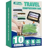 Travel Zipper Storage Bags, Travel Essentials Roll Up Compression Bags | Cruise Flight Accessories, fit Luggase Carryon Backp