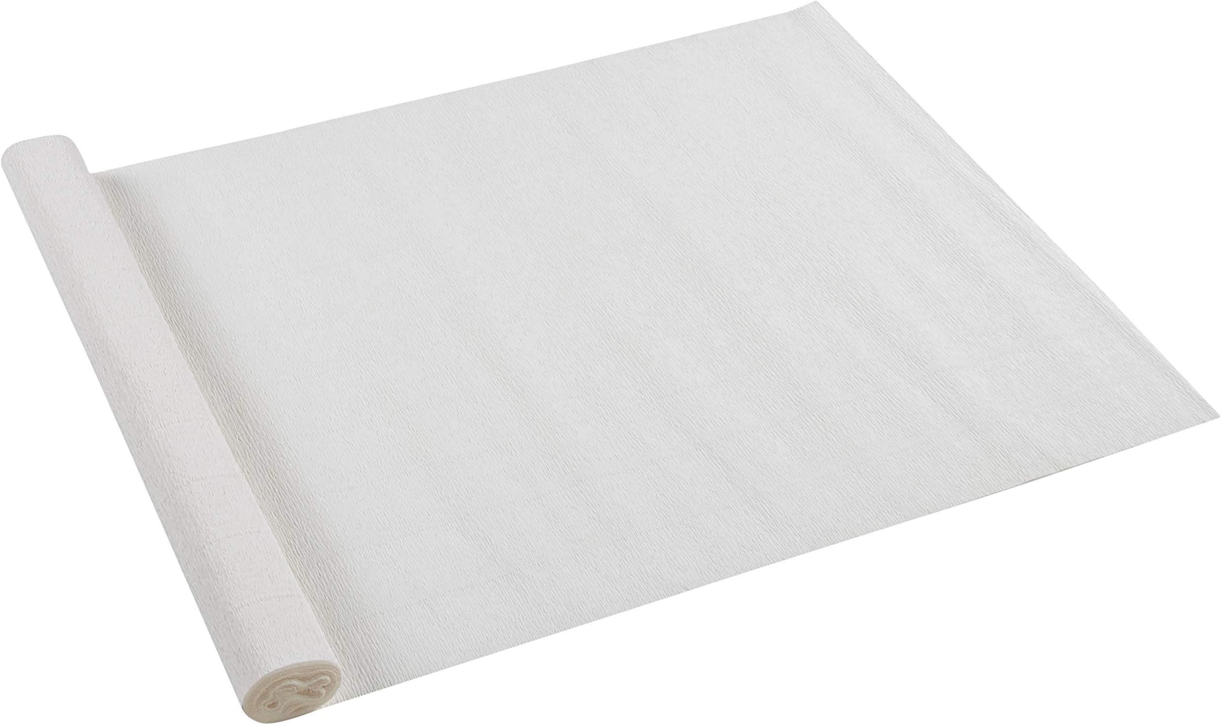Makro Paper FCP-WH Crepe Paper 50 x 250 cm, 10 Pieces, White