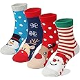 COTTON DAY 7 Days of the Week Gift Box Kids Girls Fashion Short Socks Cute Animal, Floral, Stars, Stripes & Polka Dots Design