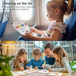 Shuttle Art Paint with Water Coloring Book for