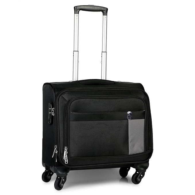 Novex Polyester 42 Ltr Black Laptop Roller Case