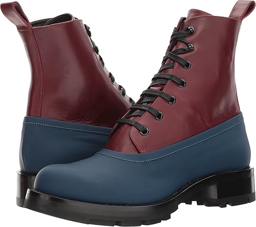 mens burgundy boots uk