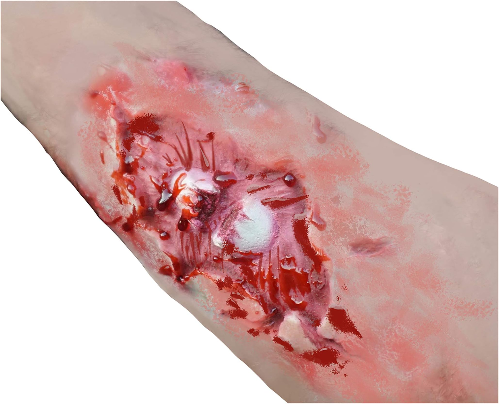 Faux Studio Zombie Broken Bone Latex Prosthetic Appliance.