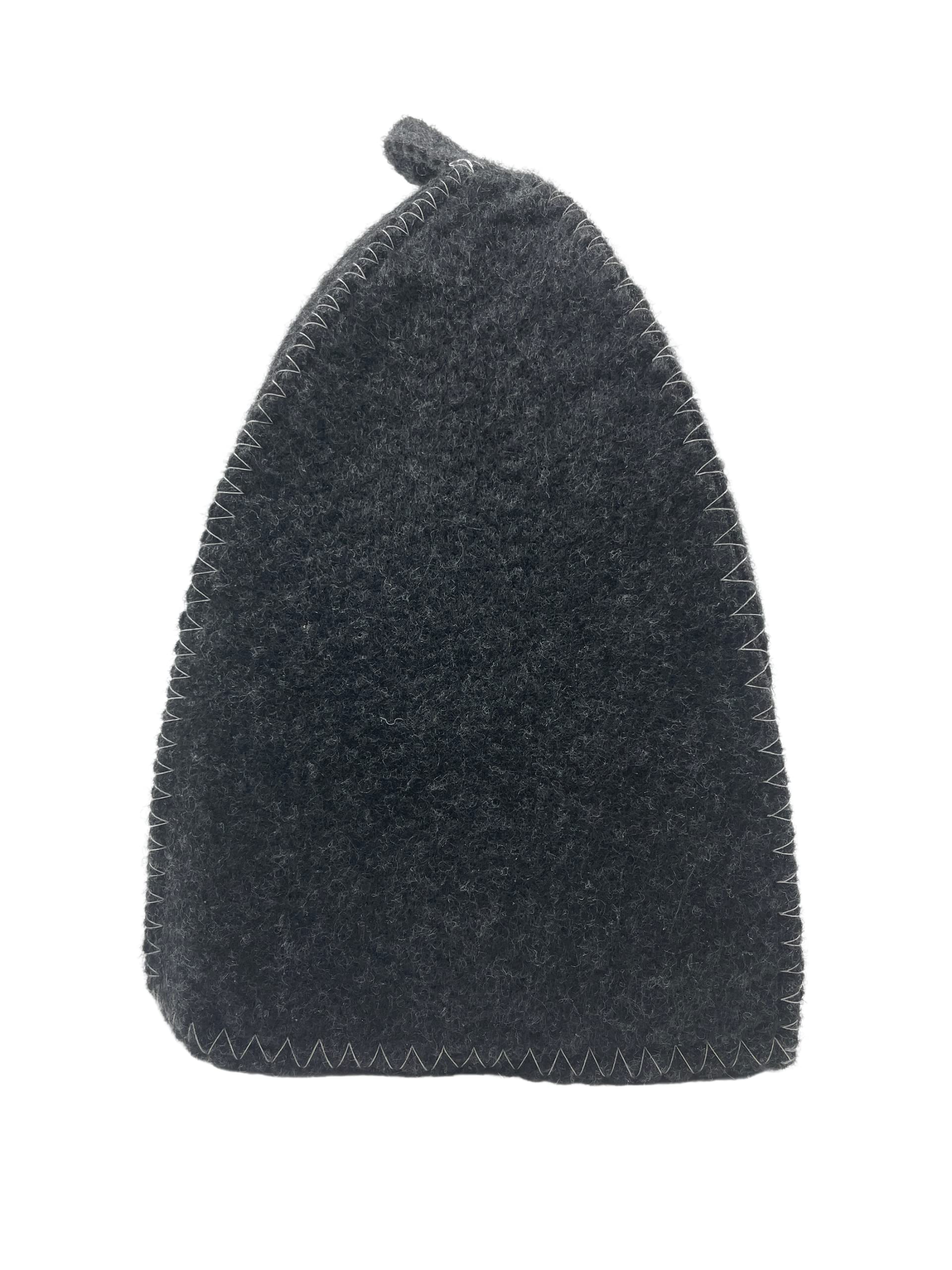 Dufte Momente Sauna Hat Basic Grey Cotton Felt Sauna Hat Felt Cap