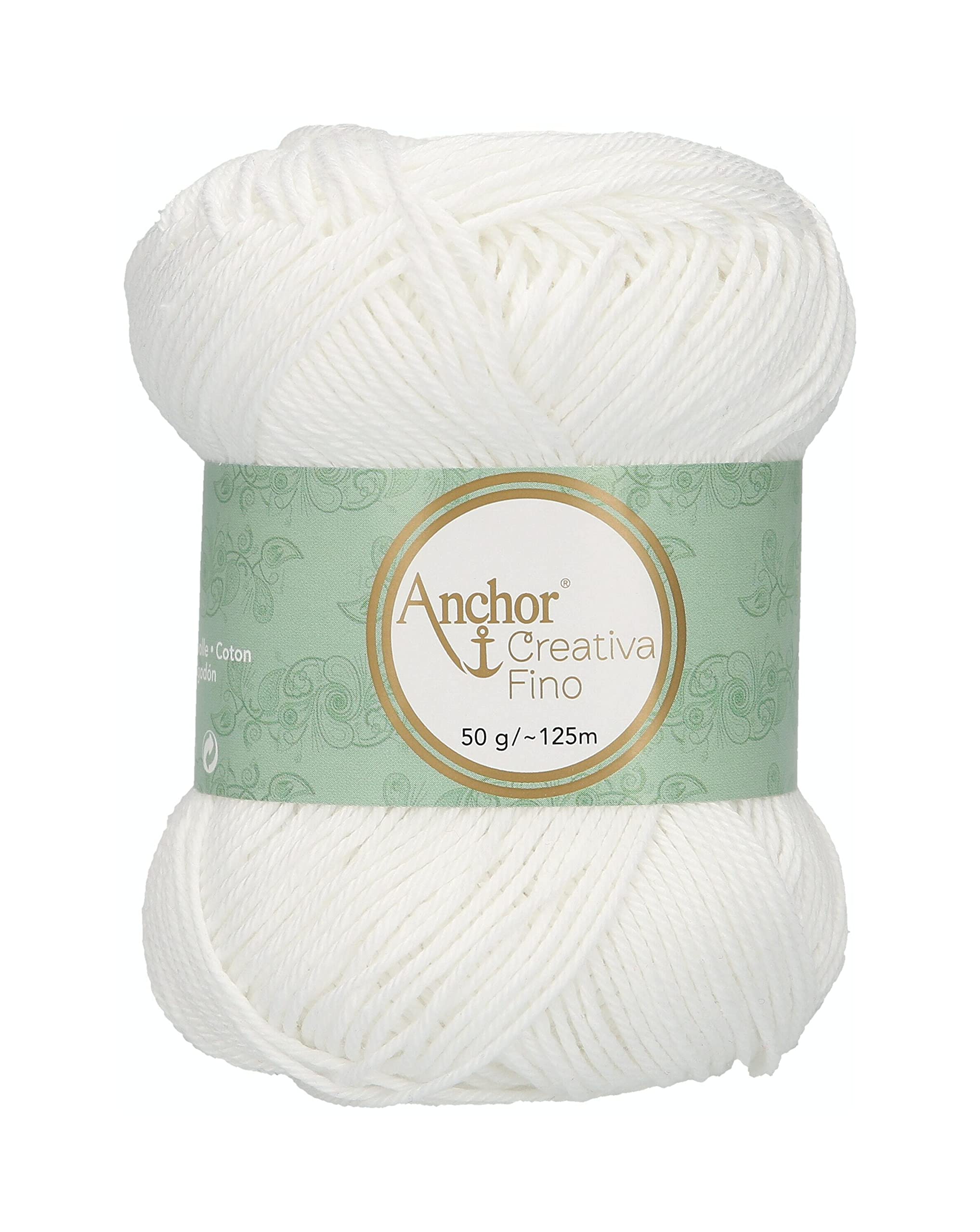 ANCHOR Creativa Fino, Thickness: 4, Packaging: 50G, Running Length: 125M 1331 Crochet Threads