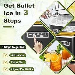NicBex Ice Makers Countertop,Ice Machine Maker