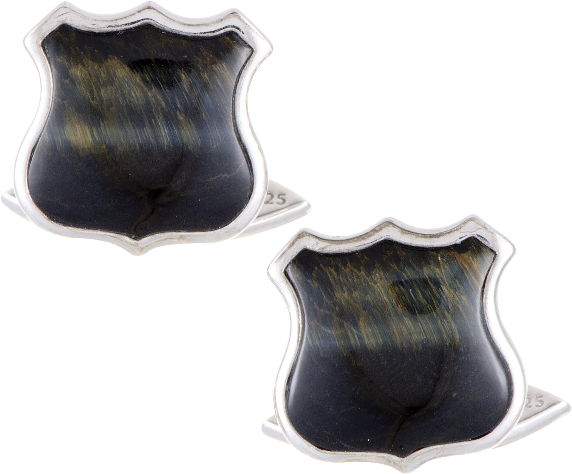 Stephen Webster? Men's Silver Thorn Lapis Inlay Cufflinks