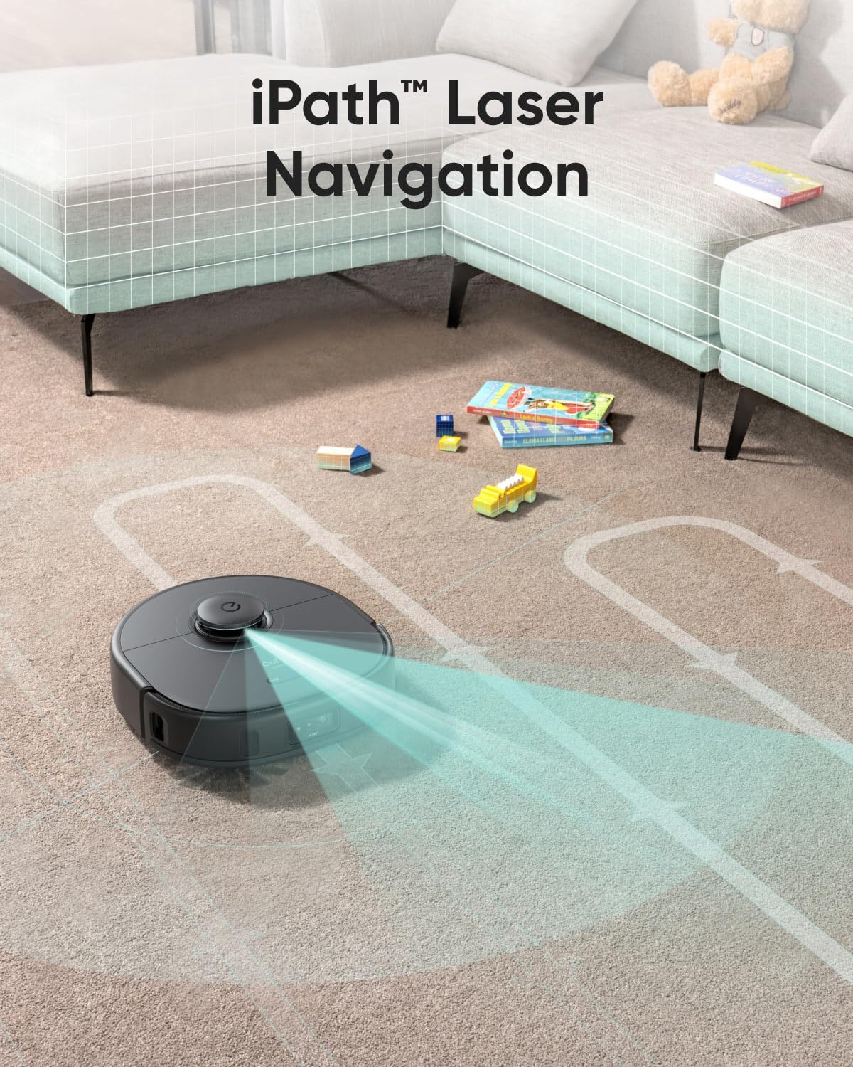 eufy Robot Vacuum and Mop X9 Pro with Auto-Clean Station, AI Obstacle Avoidance, Adaptive Pressure Cleaning with Rotating Mops, Carpet Detection with 12 mm Auto-Lifting Mops