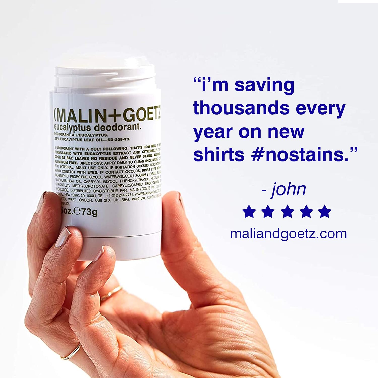 MALIN+GOETZ Deodorant Eucalyptus - Image 4