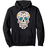 Day of the Dead Sugar Skull Pullover Hoodie