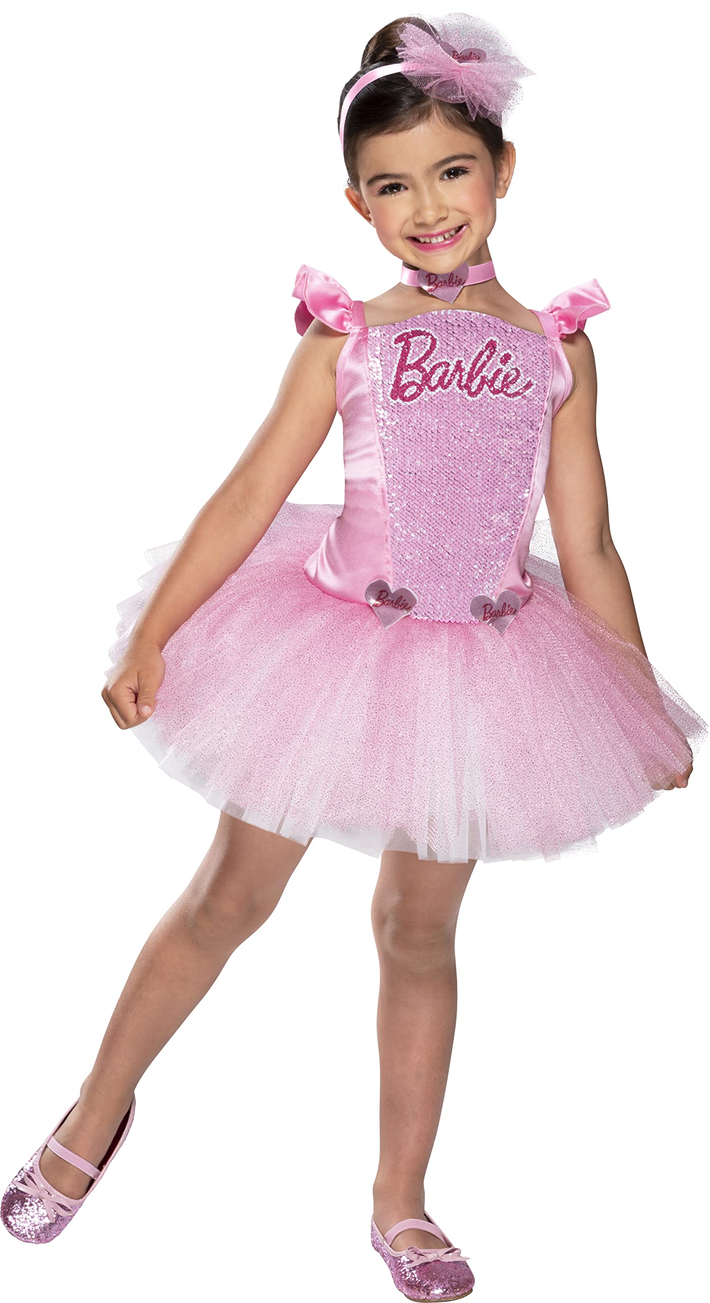 RUBIE'S R301378T910 Deguisement Ballerine Sequins 9-10 Ans Princess Fancy, Barbie Ballerina Tutu Dress, ans-129 à 140cm