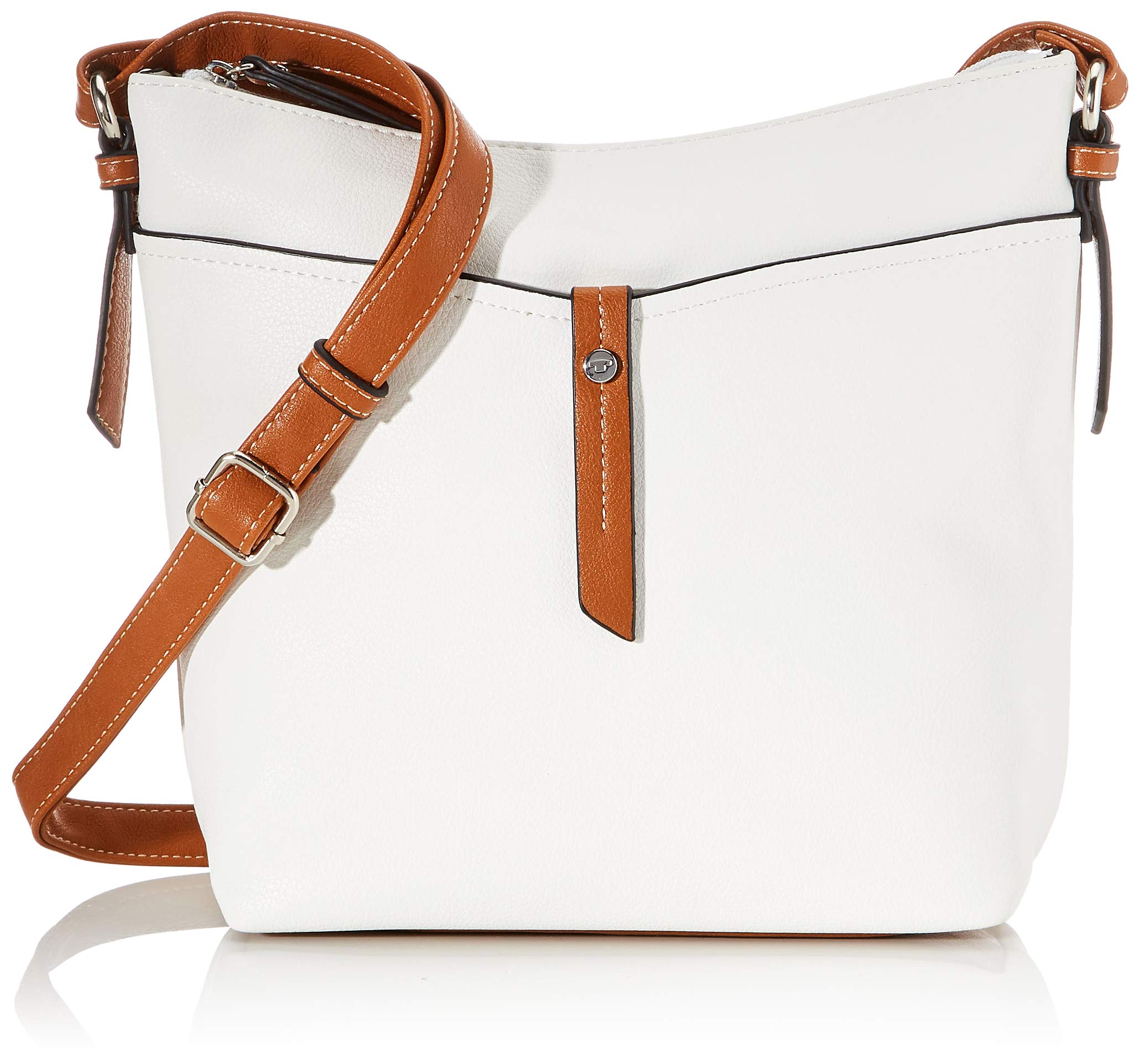 Tom Tailor Acc Women's Novara Shoulder Bag, White (Weiß), 28x25x8.5 Centimeters (W x H x L)