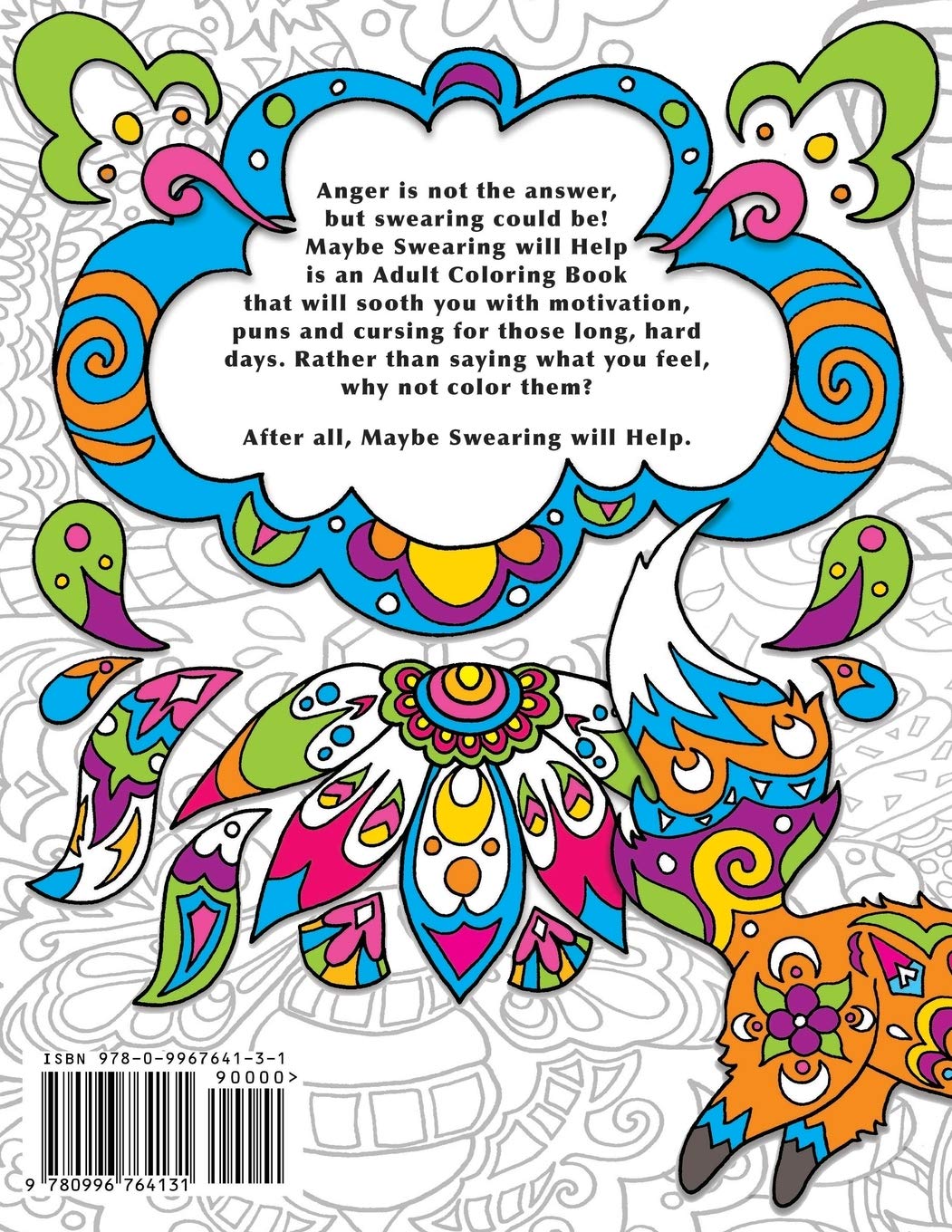 Maybe Swearing Will Help: Adult Coloring Book
