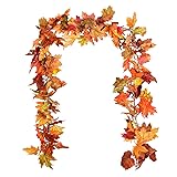 DearHouse 2 Pack Fall Garland Maple