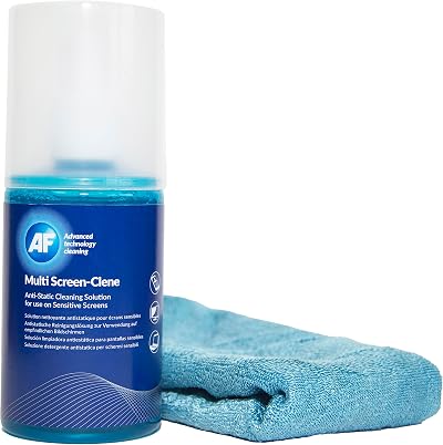 AF Multi Screen Clene 200ml Cleaning Solution with Micro Fibre Cloth