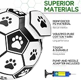 HETOO Interactive Dog Football Toy with Webbing 8 Inch Small Medium Breeds view 6
