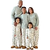 Butterblu JAMIE Matching Family Jammies Holiday Pajamas 100% Organic Cotton PJs Adults, Kids, Toddlers, Baby, Pets