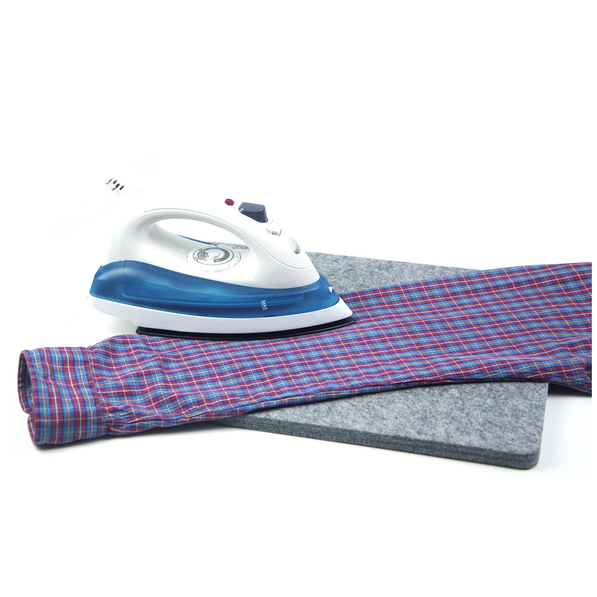 Wool Ironing Mat for Table Top – Portable Pressing Pad, Ironing Board Alternative for Quilting, Sewing & Travel Iron Anywhere (11.5