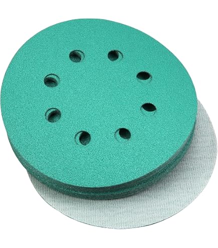 5-inch Sanding Discs, 120-Grits 8-Holes Hook And Loop For Orbital...