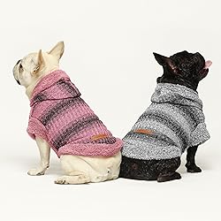 Fitwarm Fuzzy Dog Sweater, Knitted Winter Dog