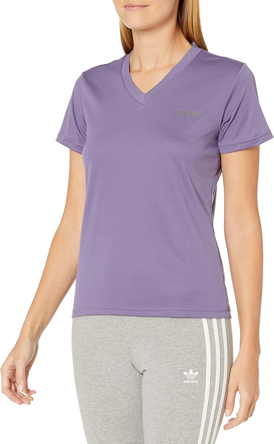 adidas Women's Design 2 Move Solid Tee: Clothing