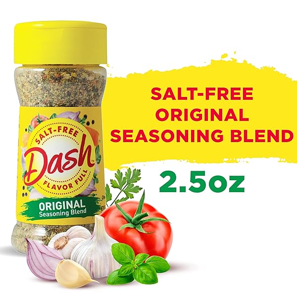 DASH SALT-FREE SEASONING BLEND, ORIGINAL, 2.5 OUNCE