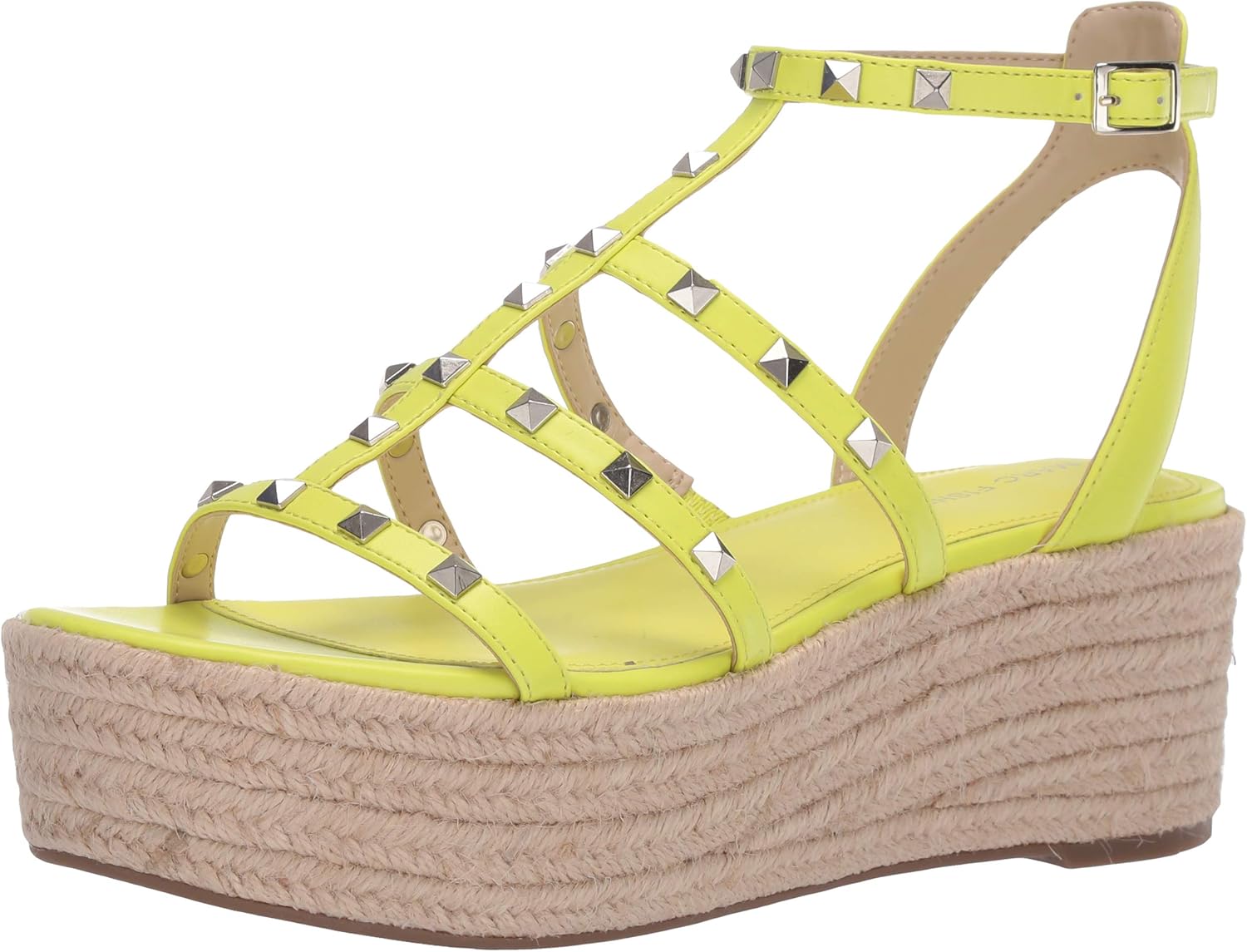marc fisher yellow wedges