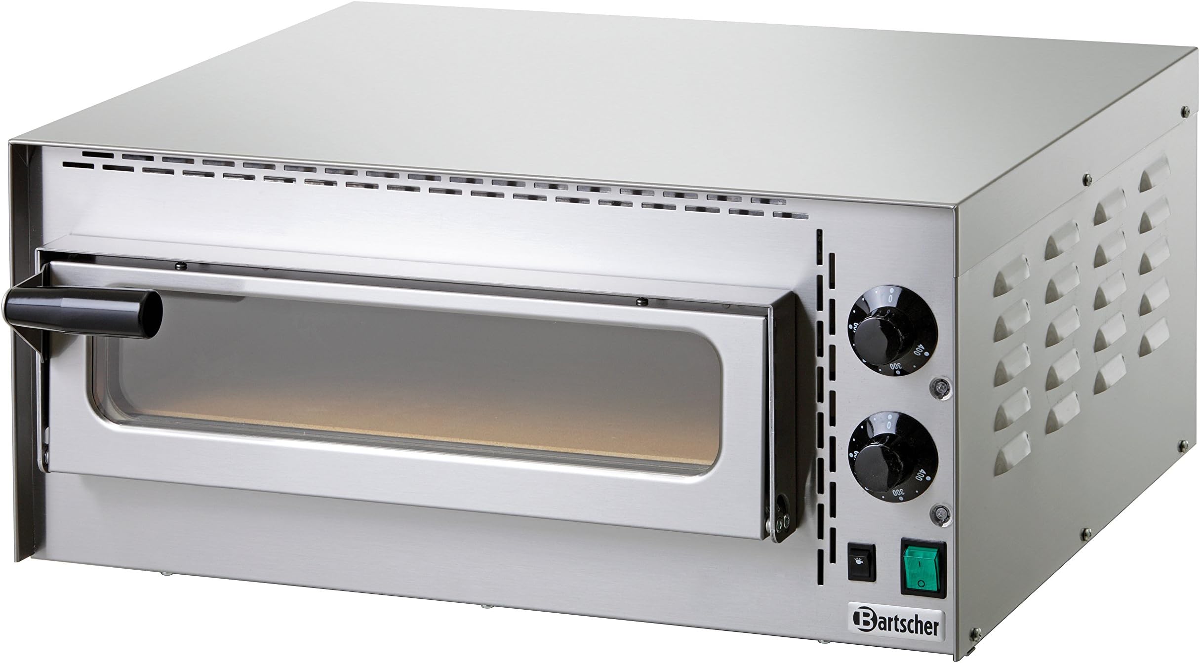 Bartscher Mini Plus - pizza ovens (Electric, Cooking, Indoor, Stainless steel, Stainless steel)