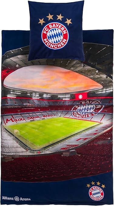 Fc Bayern Munich Allianz Arena 0 Bed Linen Adult Unisex Navy Amazon Co Uk Sports Outdoors
