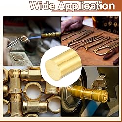 uxcell 1 Pcs 2"(50mm) Dia Brass Solid Round