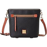 Dooney & Bourke Small Crossbody Bags for Women, Pebble Grain Leather Bag with Zipper Pocket
