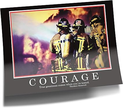 Great Art Courage Affiche De Courage Poster Barney Stinson Murale 85 X 60 Cm Service D Incendie How I Met Your Mother Citation De Motivation Bureau Vaillance N 10 Amazon Fr Cuisine Maison
