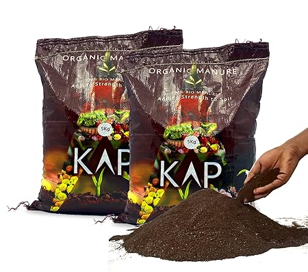 KAP Organic Bio Manure for Home and Kitchen Garden Plants - 10 KG