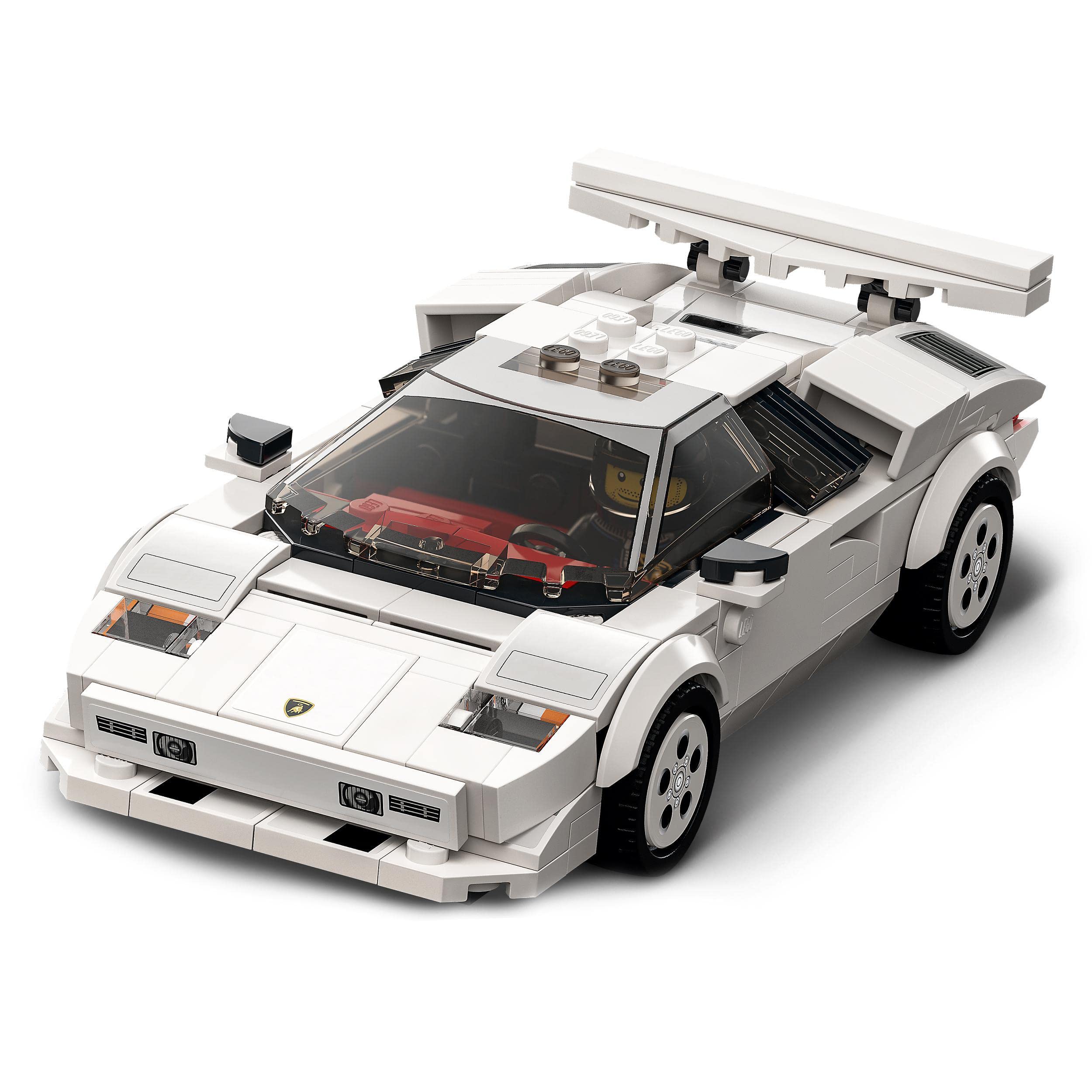 car cockpit spielzeug Mua LEGO Speed Champions Lamborghini Countach Bausatz für Modellauto