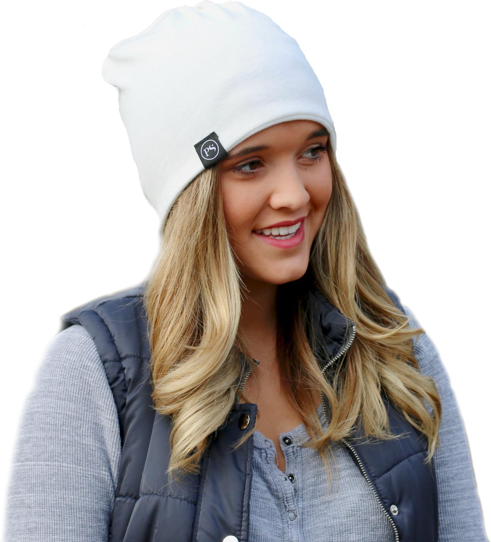 Pretty Simple Women's Beanie - A Slouchy Beanie with Ponytail Hole