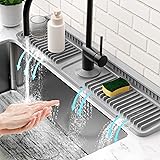 24'' Longer Faucet Mat for Kitchen Sink Splash