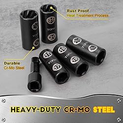 Topec Flip Edition Wheel Lock Removal Kit, 7-Piece