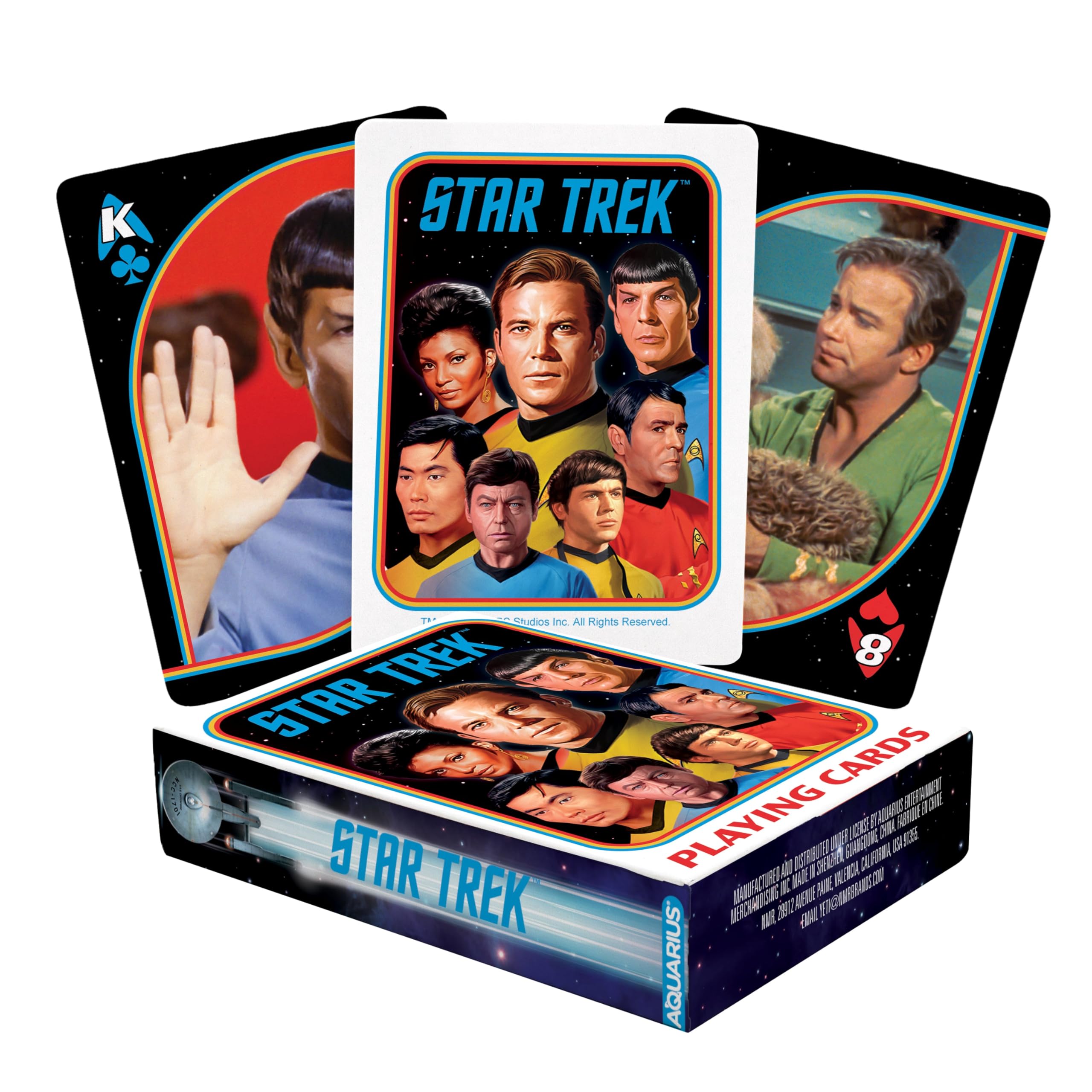AQUARIUS Star Trek Original Series Playing Cards - Themed Card Game for Your Favourite Card Games - Officially Licensed Star Trek Merchandise & Collectibles