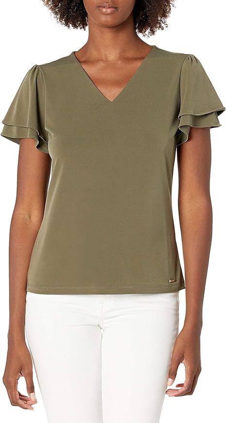Calvin Klein Women's Short Sleeve Top 