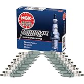 NGK Set of 16 Iridium IX Spark Plugs For Chrysler Dodge Jeep Ram 5.7 6.4 V8 | HEMI V8 truck; Ultra-fine 0.6mm iridium tip sharpens throttle response and acceleration. 40,000-60,000 mile fine-wire perform