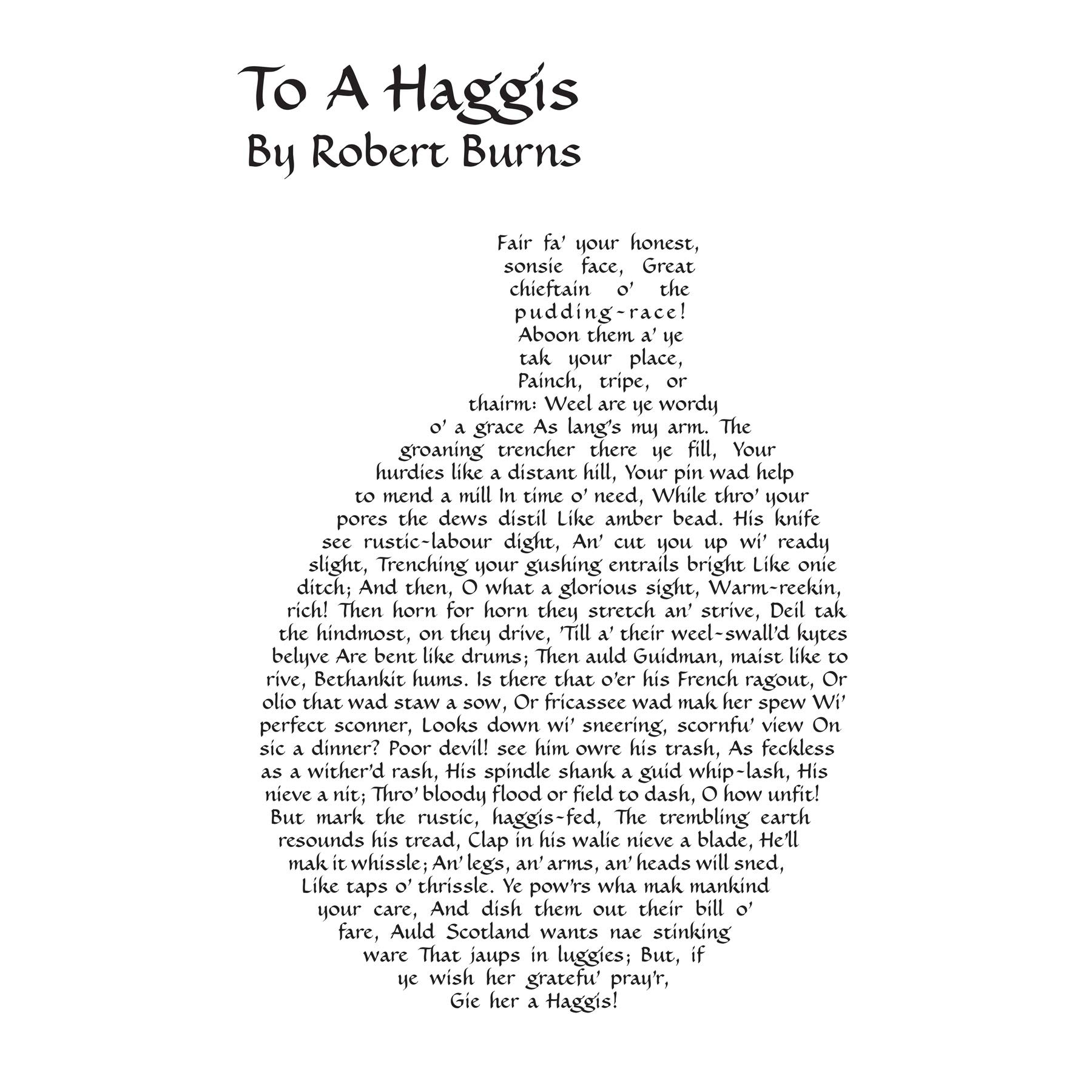 Wee Blue Coo To A Haggis Shape Robert Burns Scotland Edinburgh Canvas Print