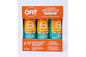 OFF! FamilyCare Insect Repellent for Adults & Children Over 12 Years Old - 3 x 170g