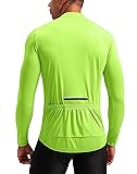 Men's Cycling Jersey Moisture Wicking Long Sleeve