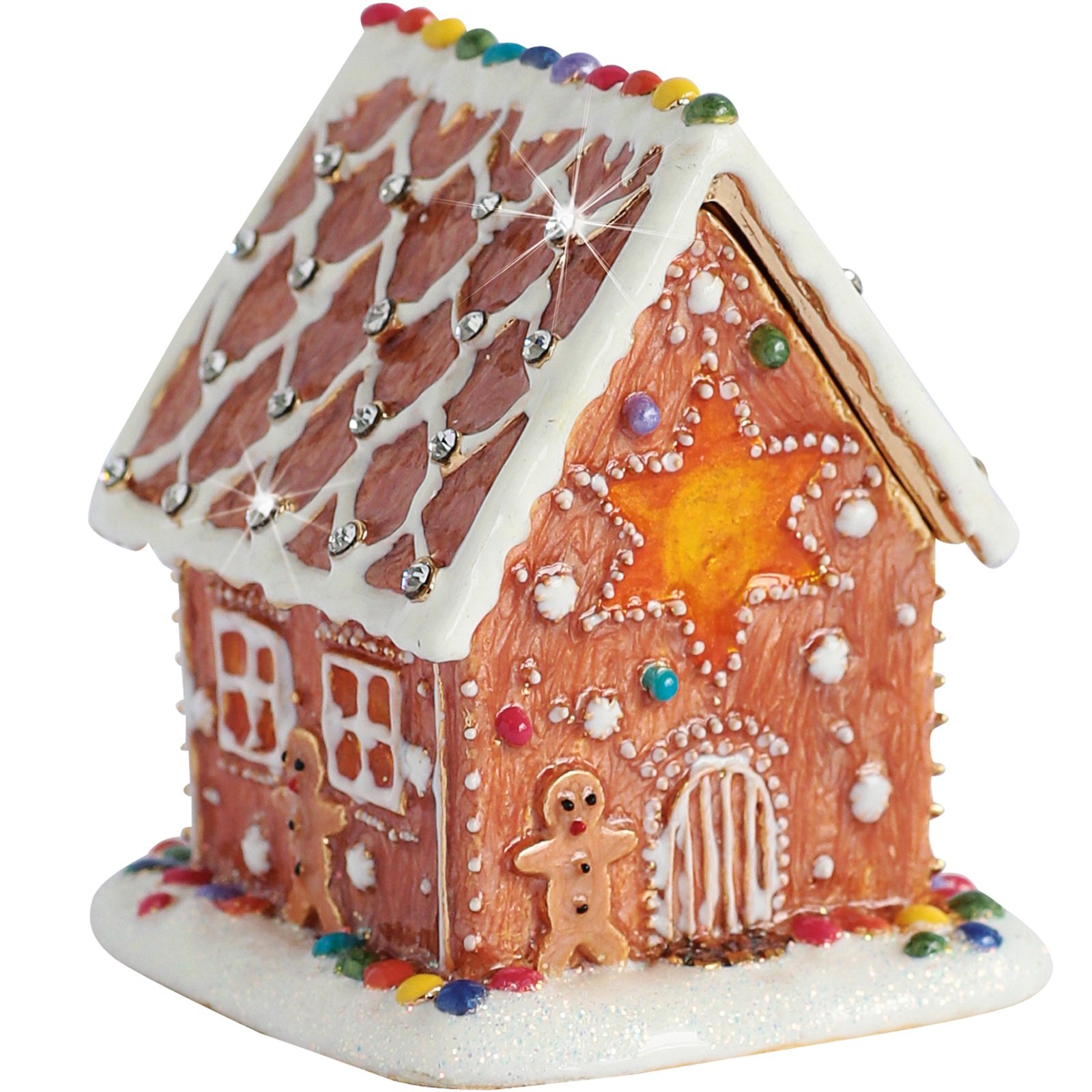 Arora Craycombe Trinkets 6050 Gingerbread House Trinket Box