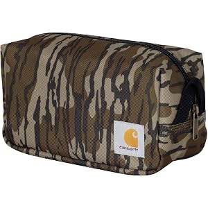 Carhartt Classic Zippered Travel Kit Mossy Oak Bottomland | Durable, Organize Essentials with the Water Resistance Toiletry B