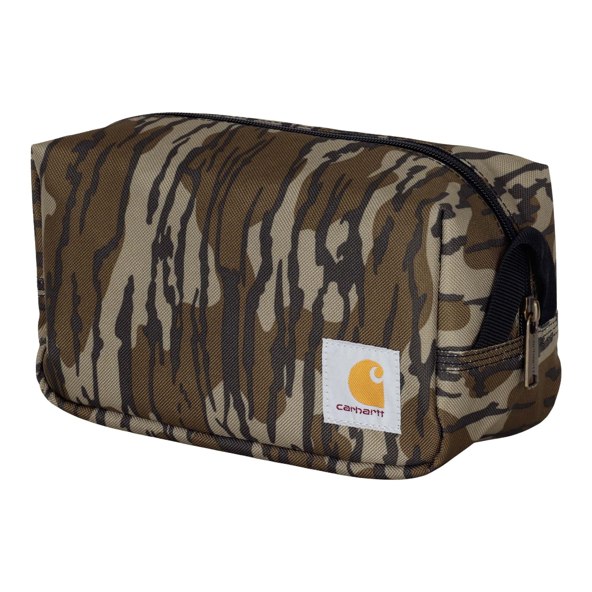 Carhartt Durable Travel Kit, Organize Essentials W/the Water Resistance Toiletry Bag, Mossy Oak Bottomlands