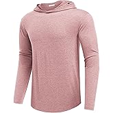 PINSPARK Lightweight Pullover Hoodies for Men Long Sleeve Hoodie for Golf Gym Workout Athletic Sweatshirt